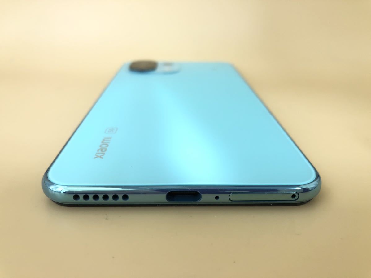 s41110-7203 Xiaomi Mi 11 Lite 5G 128GB ミントグリーン M2101K9R SIM