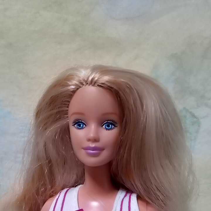 マテル Barbie ブロンドブラウンメッシュありの画像4
