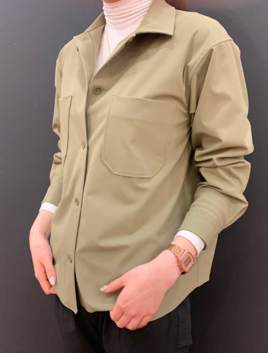 DANSKIN ダンスキン シェルタリングシャツ(ユニセックス) SHELTERING SHIRT DMF321102 長袖シャツジャケット　新品_画像10