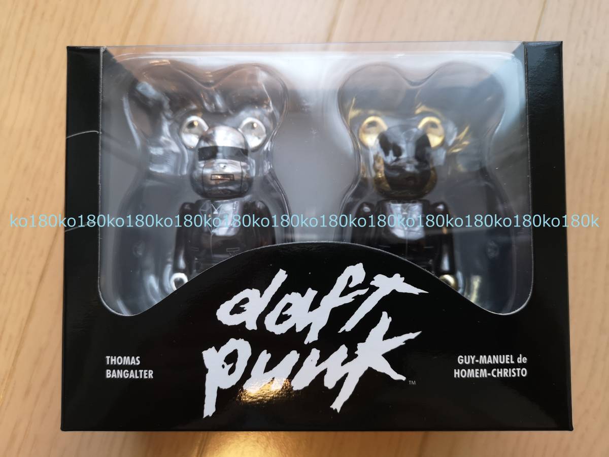 Daft Punk ベアブリック 100% Random Access Memories Ver.(daftpunkダフトパンクbe@rbrickキューブリックkubrickフィギュアメディコムトイ