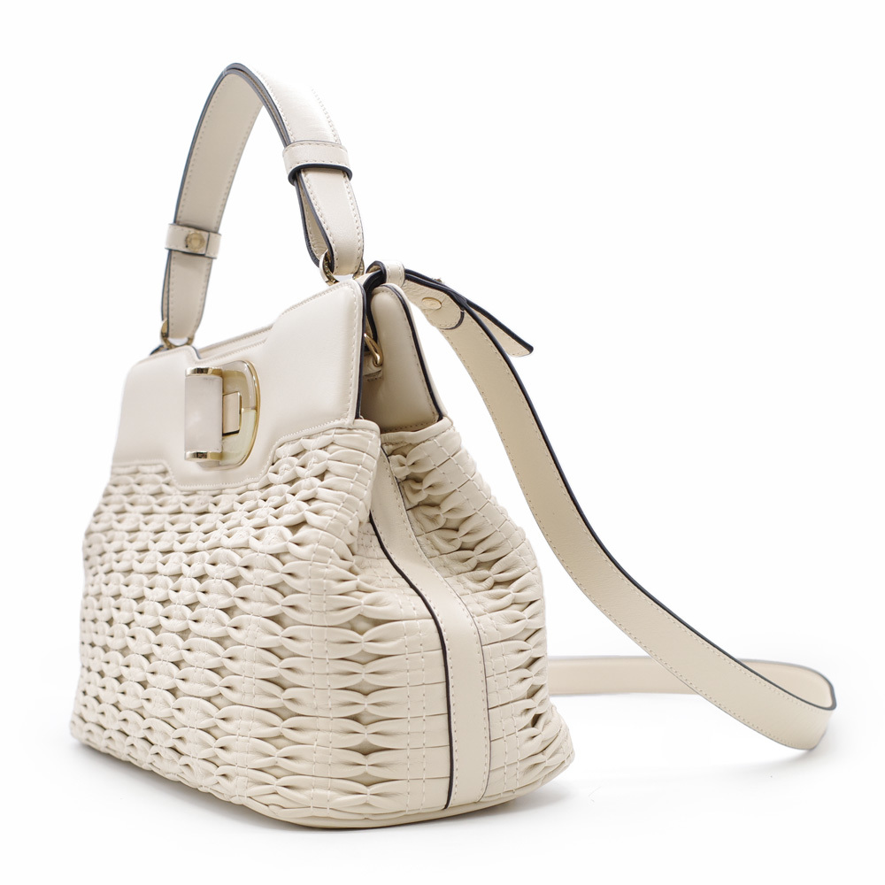 未使用品 BVLGARI ブルガリ イザベラ ロッセリーニ 2way ハンドバッグ