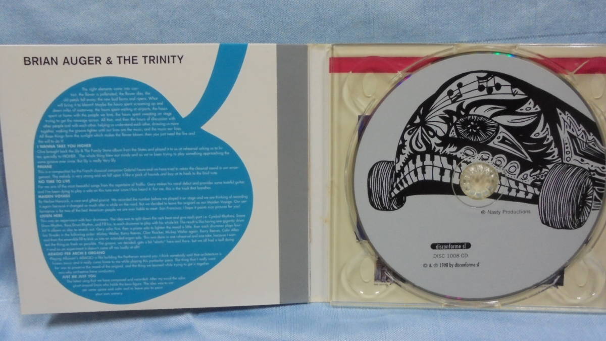 【CD】ブライアン・オーガー・アンド・ザ・トリニティー / 最高傑作！Brian Auger & The Trinity : Befour 輸入盤　同梱発送可能_画像3
