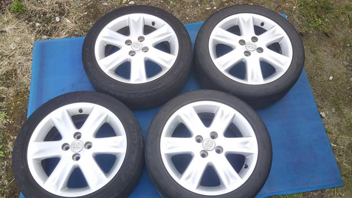 シャイニングゴールデン トヨタヴィッツRS タイヤホイール4本セット