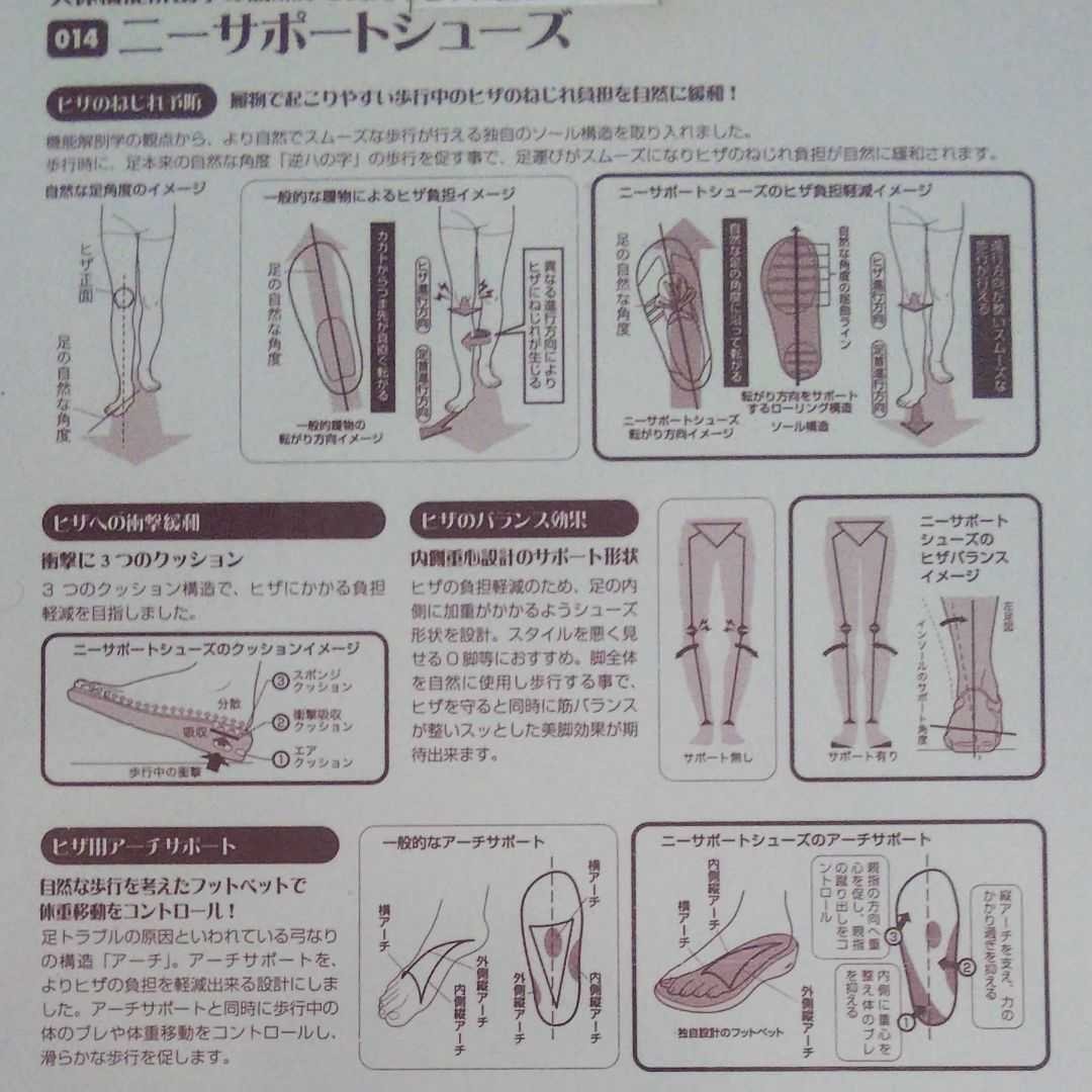 膝の負担を緩和 +Comfort ニーサポートシューズ