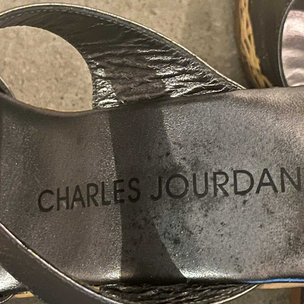 Charles Jourdan Charles Jourdan сандалии каблук сандалии серебряный /Y688