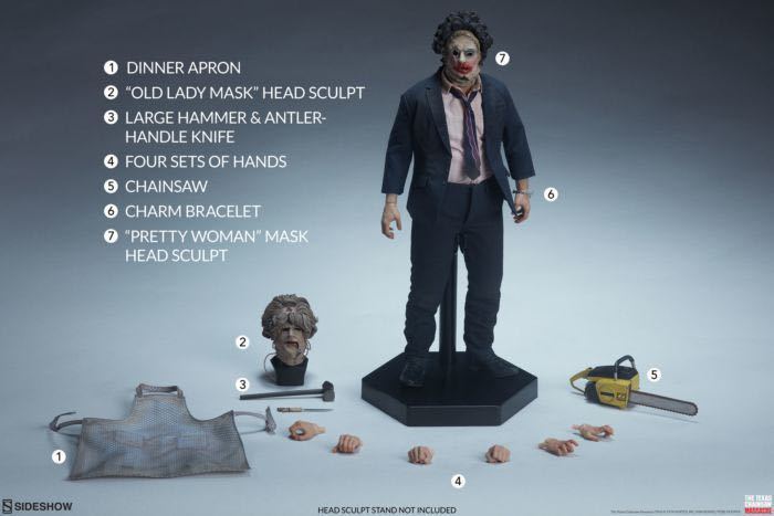 sideshow レザーフェイス 悪魔のいけにえ 1/6 フィギュア サイドショウ