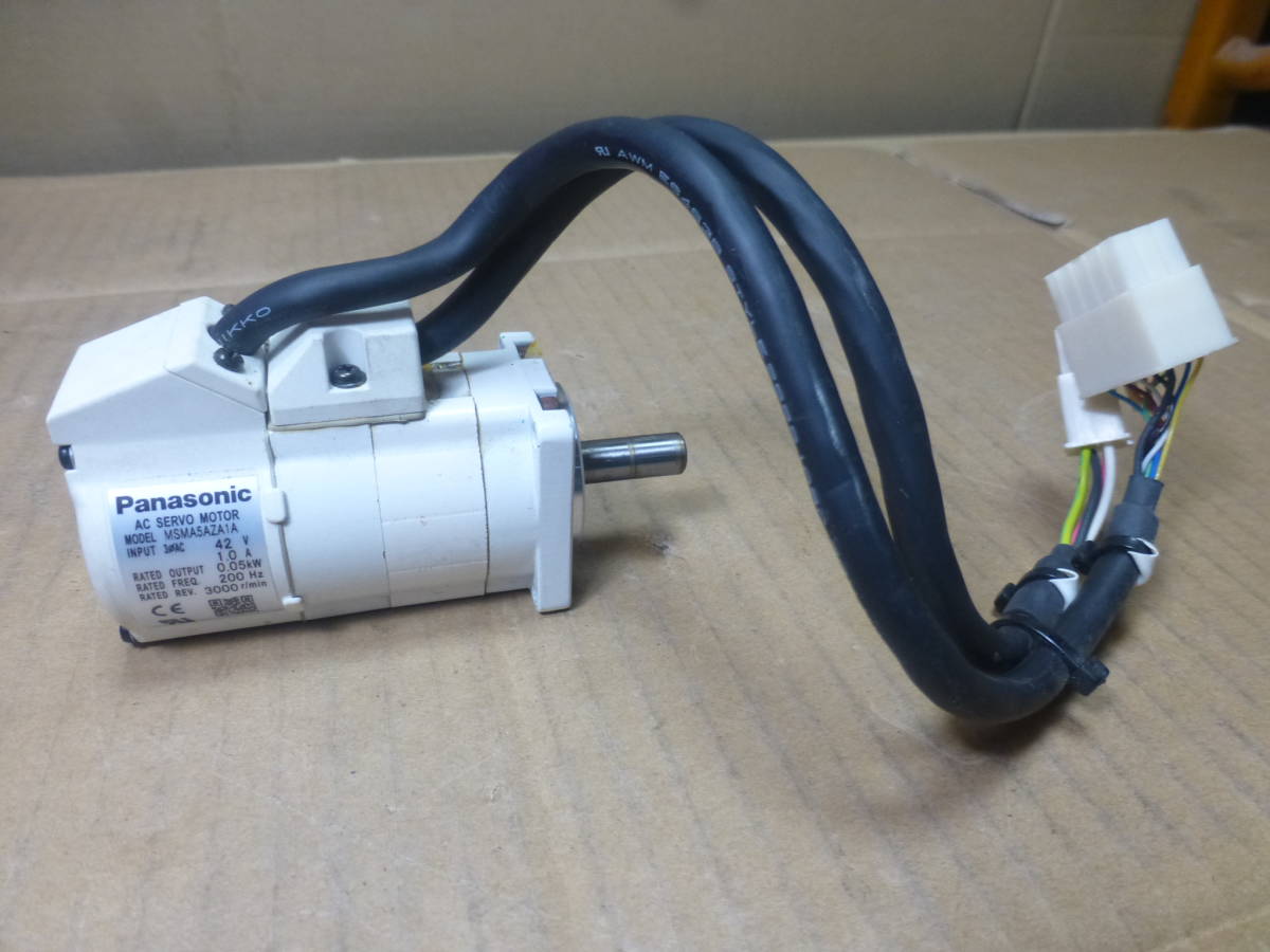 最安 Panasonic AC MSMA5AZA1A(管理番号A34) MOTOR SERVO その他