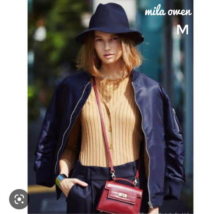 mila owen ミラ オーウェン 袖ボリューム オーバーサイズ 中綿 mila owen ミラ オーウェン 袖ボリューム オーバーサイズ 中綿