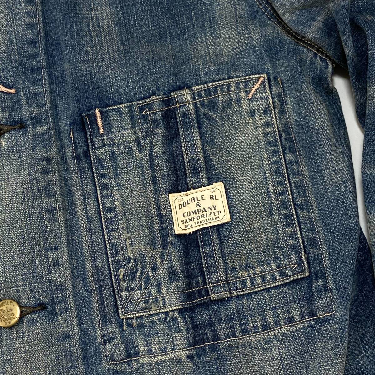 極美品 希少 RRL ダブルアールエル Engineer Coat - Indigo 極美品 希少 RRL ダブルアールエル Engineer Coat - Indigo