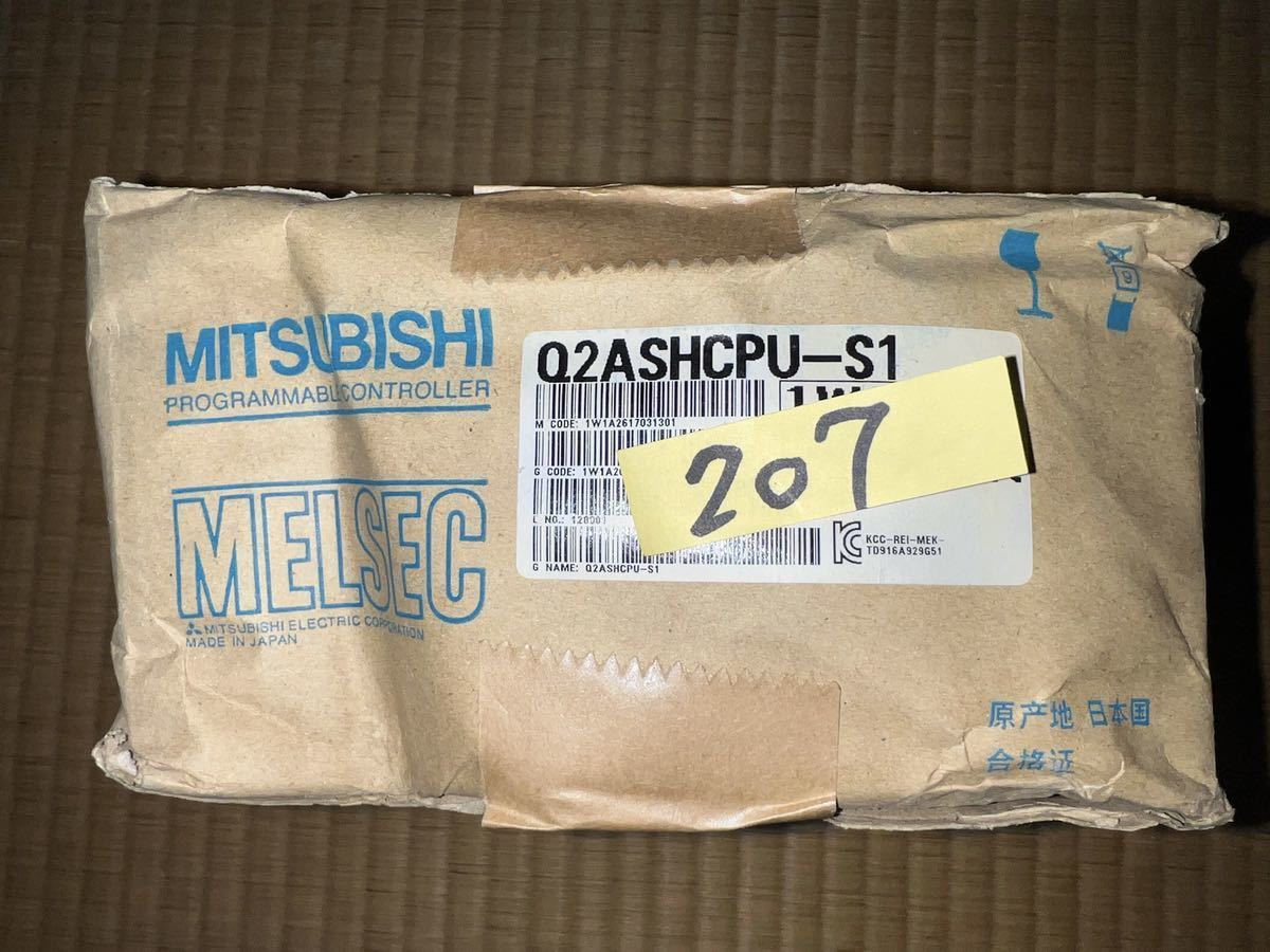 未使用品】 【外箱崩れ品】三菱 MITSUBISHI 入力ユニット Q2ASHCPU-S1