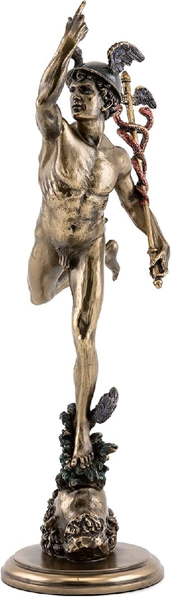 天翔けるマーキュリー(ギリシャ ヘルメス神)彫刻彫像 ジャン