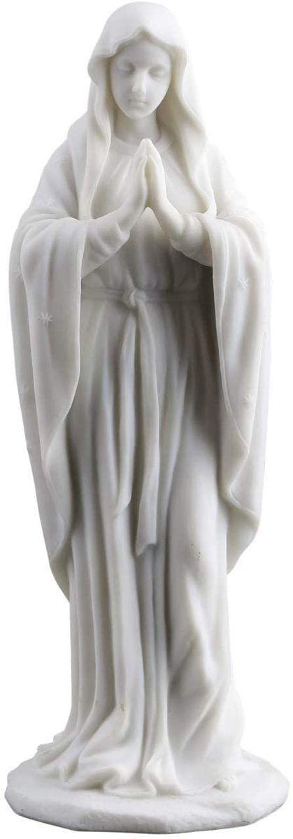 祝福された聖母マリア彫像 彫刻 高さ 約20ｃｍ/カトリック教会 祭壇 福音 洗礼 精霊 記念品 贈り物 プレゼント（輸入品）_画像1