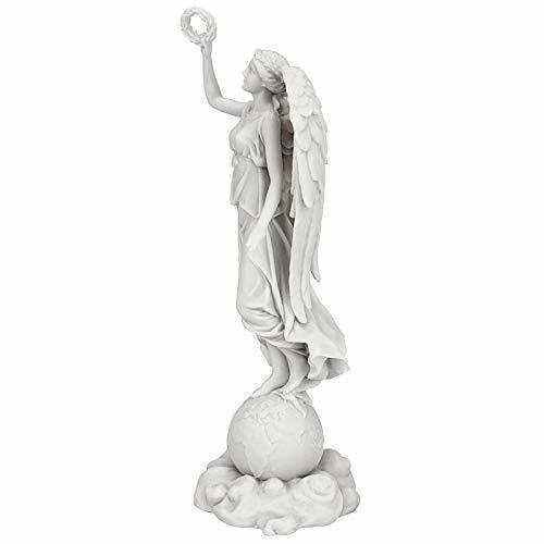 平和を祈る天使 大理石風 彫像 彫刻/ 安寧 平穏 癒し 平安 アロマスタジオ（輸入品_画像5