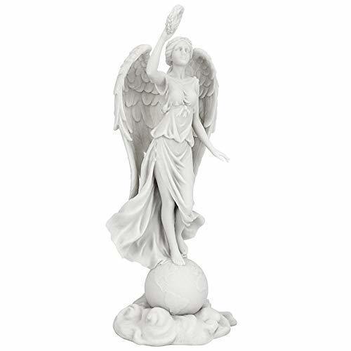 平和を祈る天使 大理石風 彫像 彫刻/ 安寧 平穏 癒し 平安 アロマスタジオ（輸入品_画像8