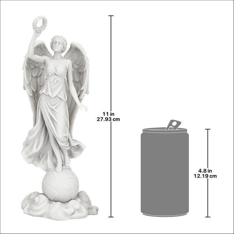 平和を祈る天使 大理石風 彫像 彫刻/ 安寧 平穏 癒し 平安 アロマスタジオ（輸入品_画像9