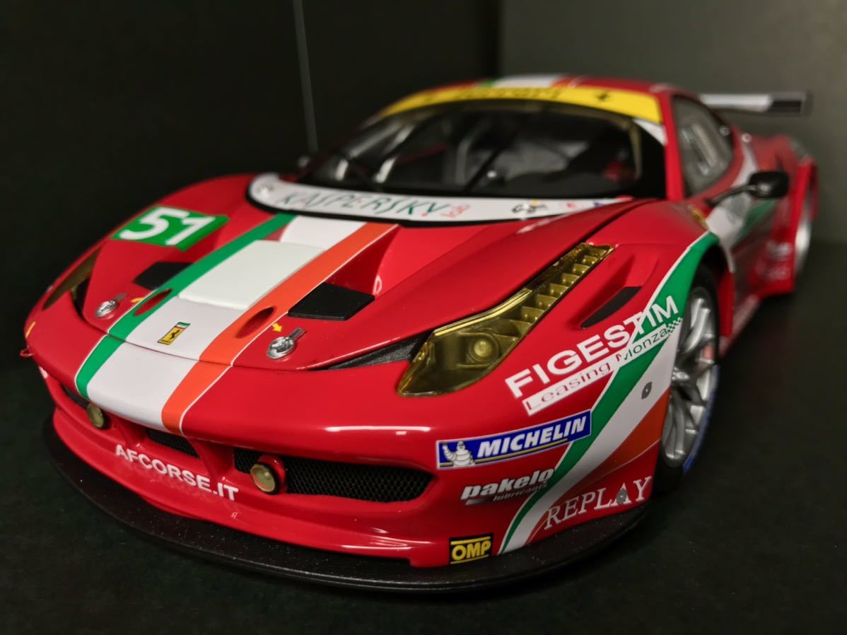 送料無料☆ マテルエリート製 1/18 フェラーリ 458 イタリア GT2