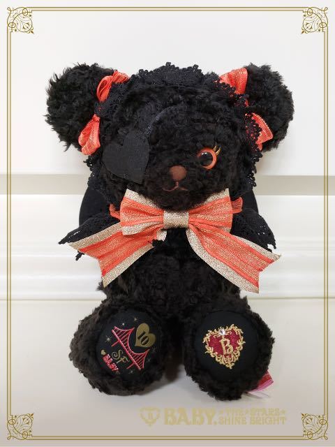 GUCCI グッチ BABY テディベアー 青 ぬいぐるみ クマ 刺繍 ロゴ小物