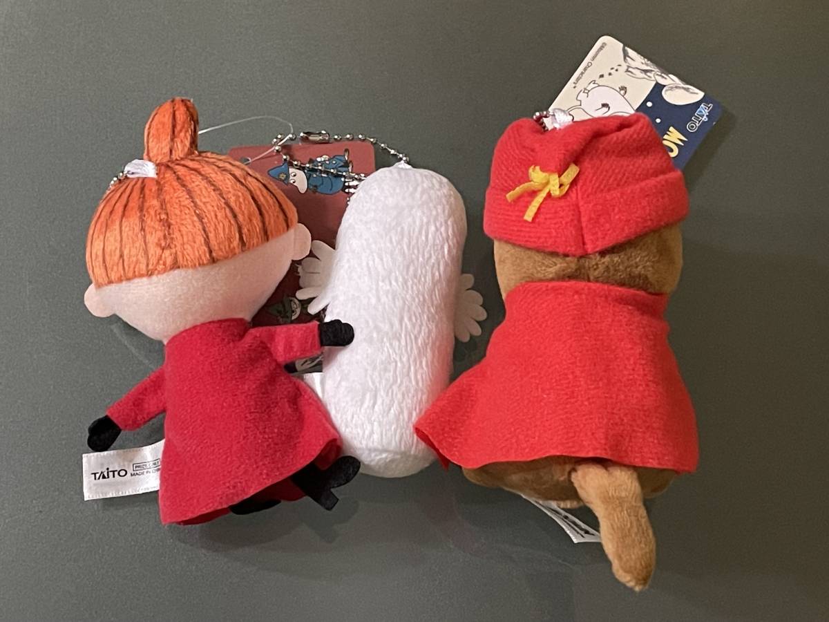 【2515.MOOMIN ムーミン谷の仲間たちマスコット スニフとミーとニョロニョロ ぬいぐるみ 未使用新品】