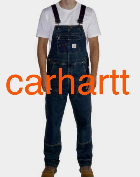 コンビニ受取対応商品】 carhartt デニムオーバーオール OVERALL