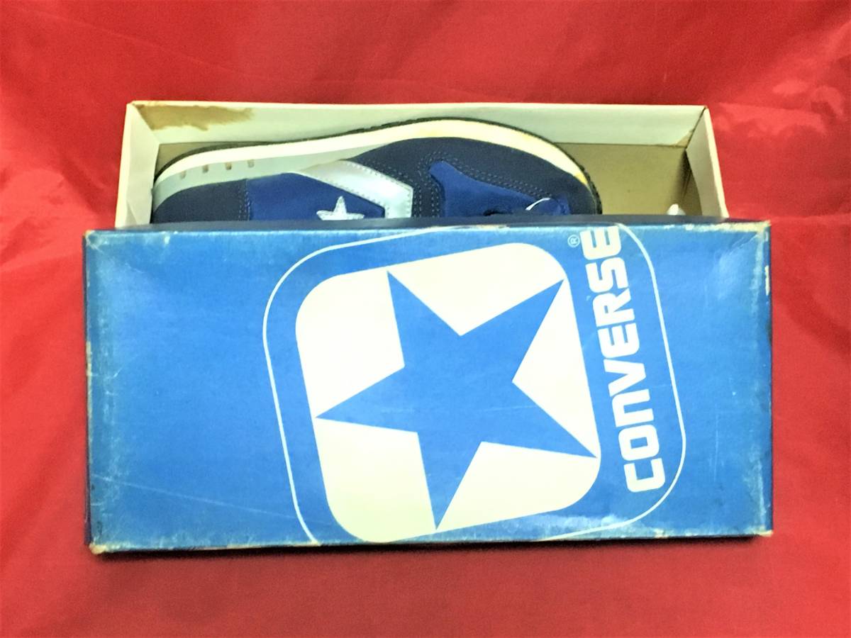 ★☆90s!青箱希少レア!!コンバース SUPER RUN 22.5cm 青 converse スーパーラン501 ブルー USA ビンテージ チャック デッド 195☆★_画像6