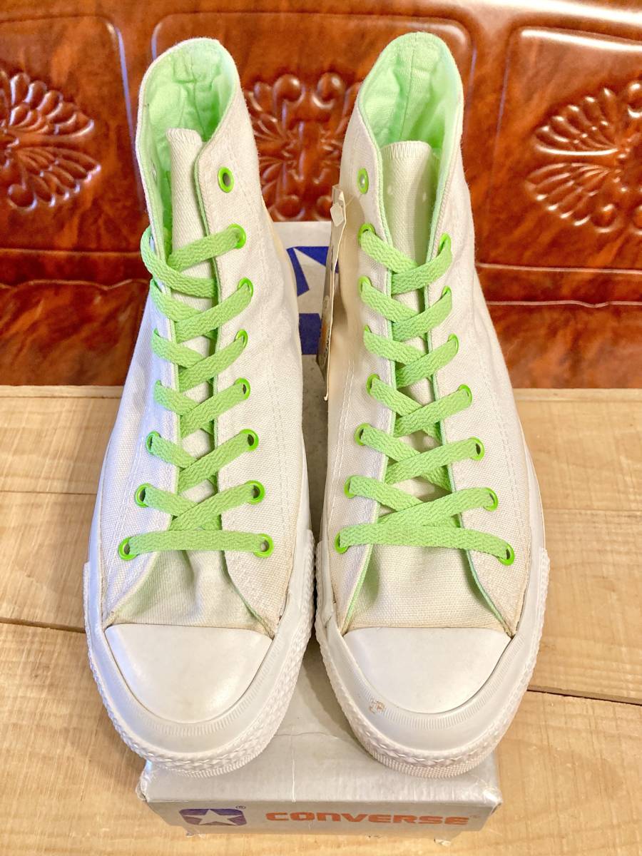 80s!銀箱!USA!レア!!コンバース ALL STAR NEON ACCENT 26cm converse
