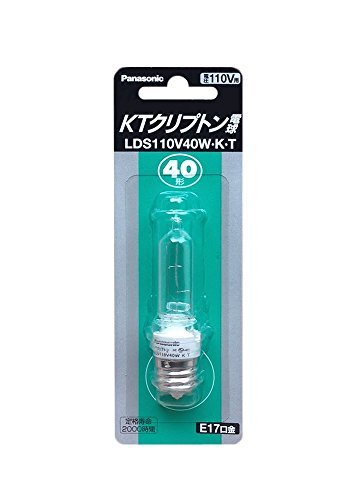 パナソニック KTクリプトン電球 40W E17口金 LDS110V40WKT_画像1