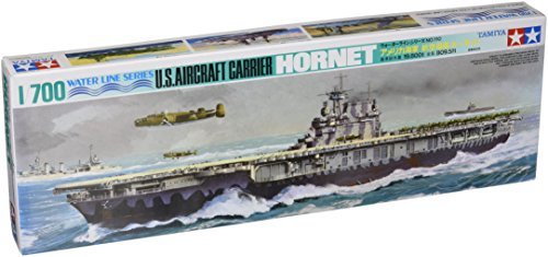 タミヤ 1/700 ウォーターラインシリーズ No.705 アメリカ海軍 航空母艦 ホーネット プラモデル 77510_画像1