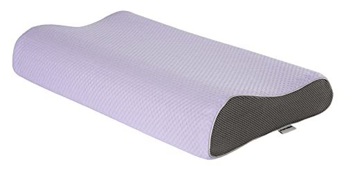【フランスベッド正規品】枕 ピロー 薄紫色 58×35cm 「マンゴーカットピロー」