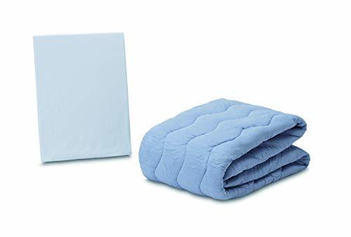 【フランスベッド正規品】 ベッドパッド シングル ブルー 女性の為の美しくなる寝具 「クラウディア ベッドパッド(マットレスカバー付)」