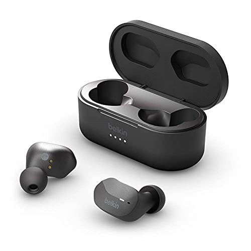 Belkin ベルキン SOUNDFORM 完全ワイヤレスイヤホン IPX5 最大24時間 Blurtooth 5.0 黒 AUC001BTBK-A