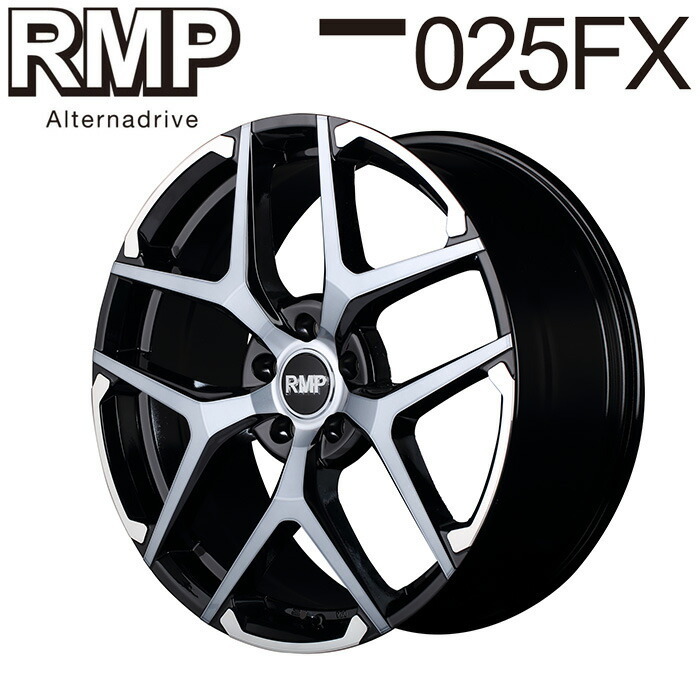 MID RMP 025FX (ブラックポリッシュ/ハイブリッドクリア) 20×8.5J 5H PCD114.3 +38_画像1