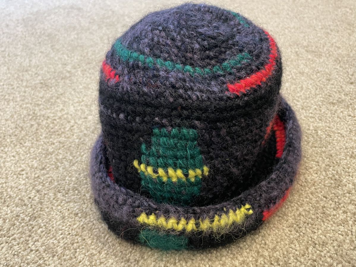 SUBLIME HAND KNIT HAT made in nepal ニットハット　サイズ　M-L_画像5