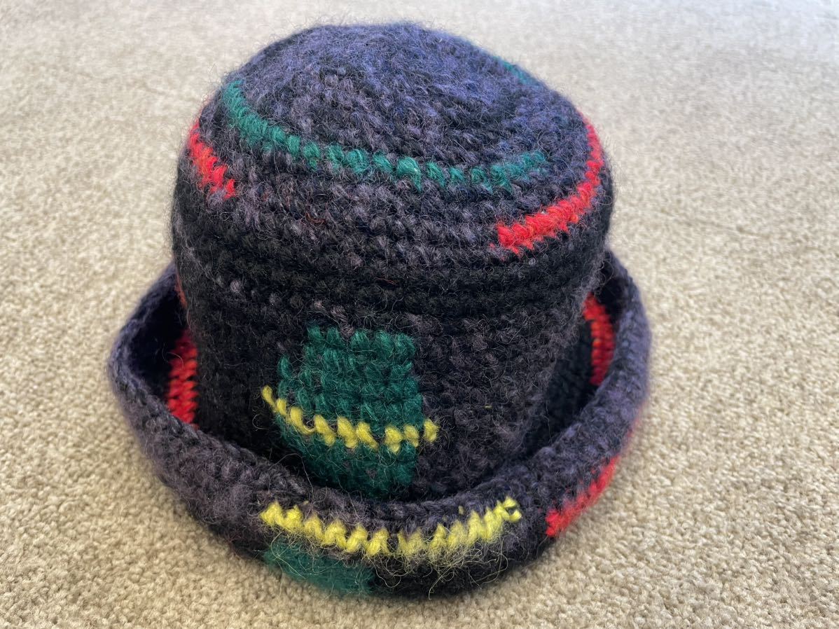 SUBLIME HAND KNIT HAT made in nepal ニットハット　サイズ　M-L_画像1