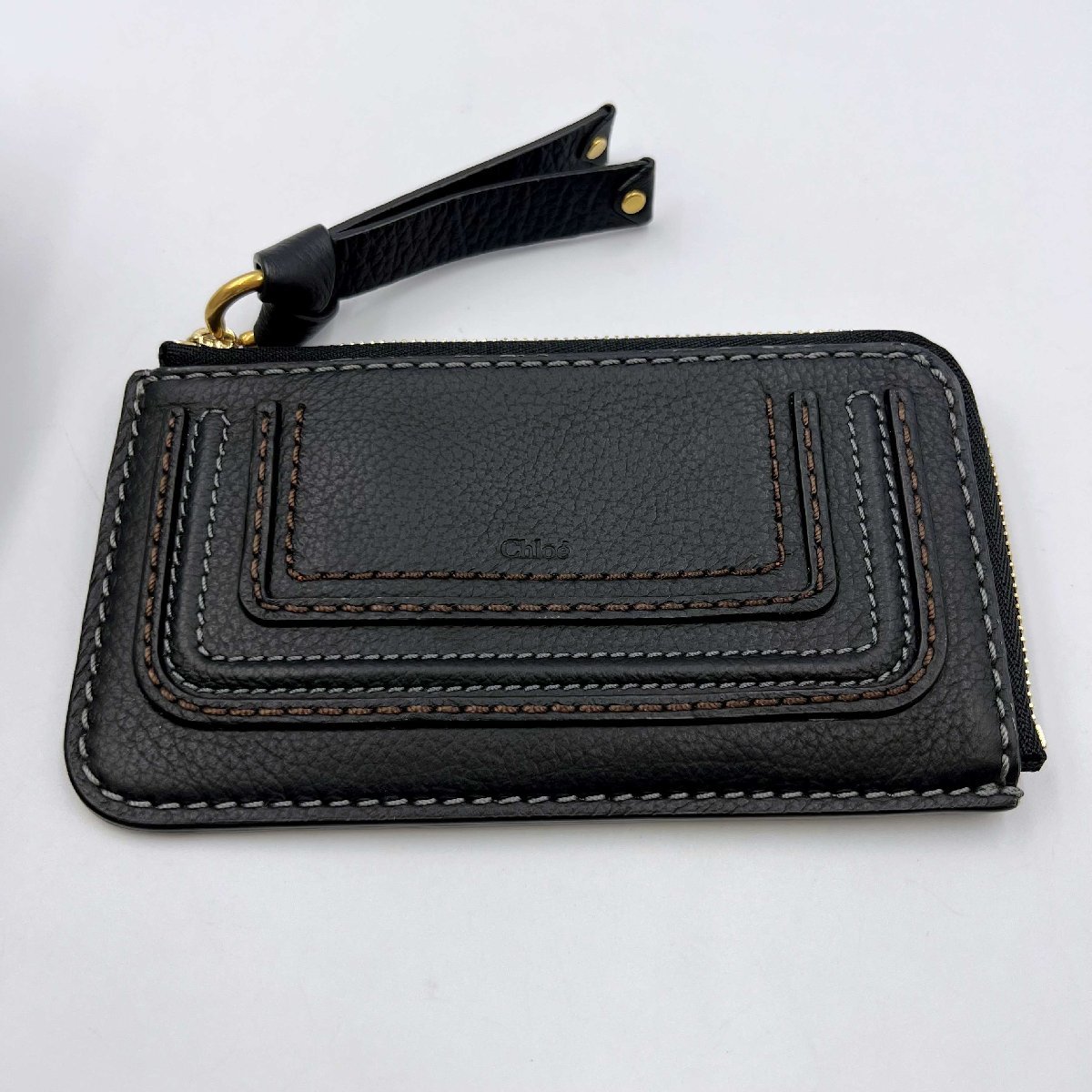 Chloe マーシー コインケース<小物>クロエ 小銭入れ カード入れ ブラック レザー ブランド レディース 女性ブランド別