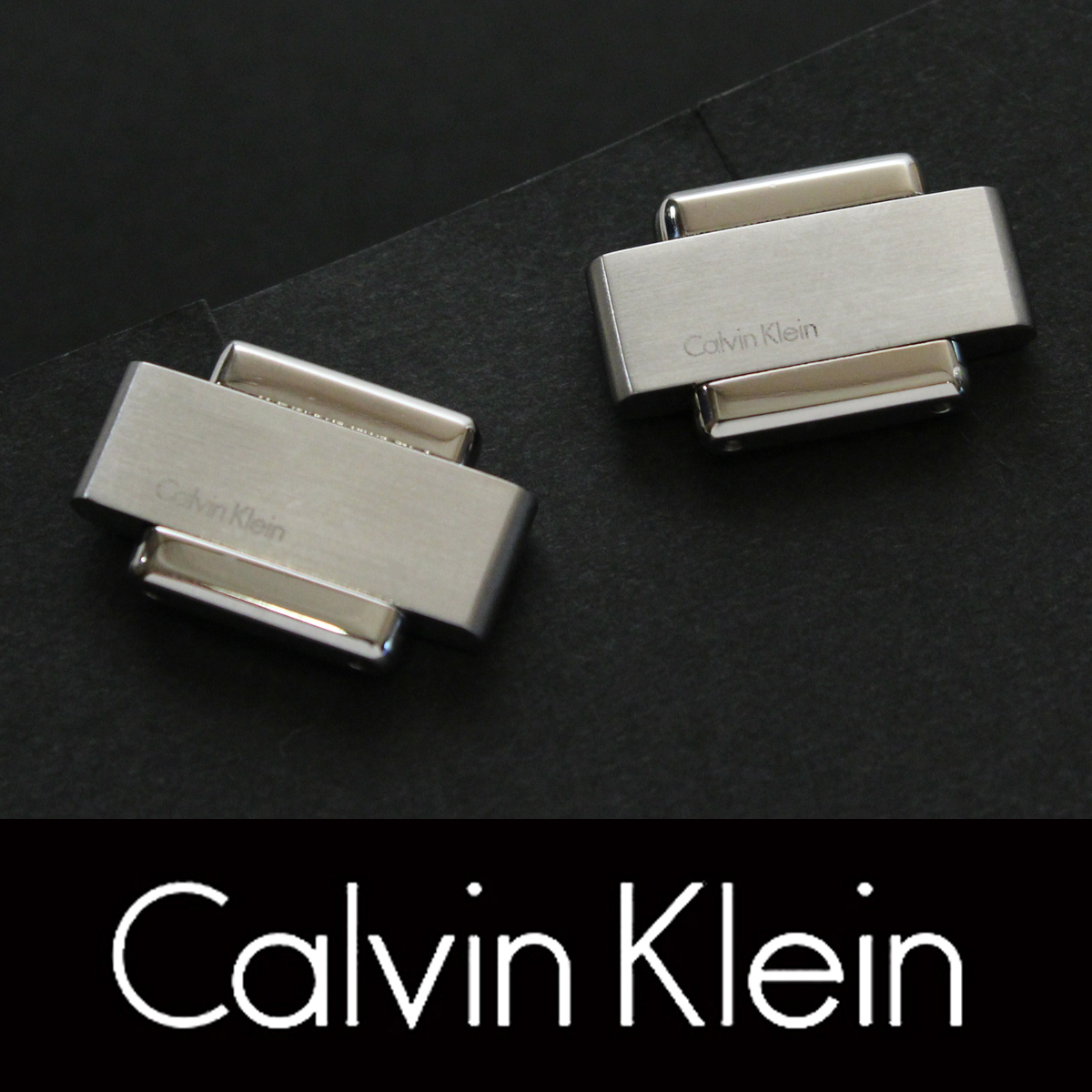 7733*CK Calvin Klein * запонки * серебряный * запонки кнопка ~ кафф links * Onward . гора *Calvin Klein* новый товар 