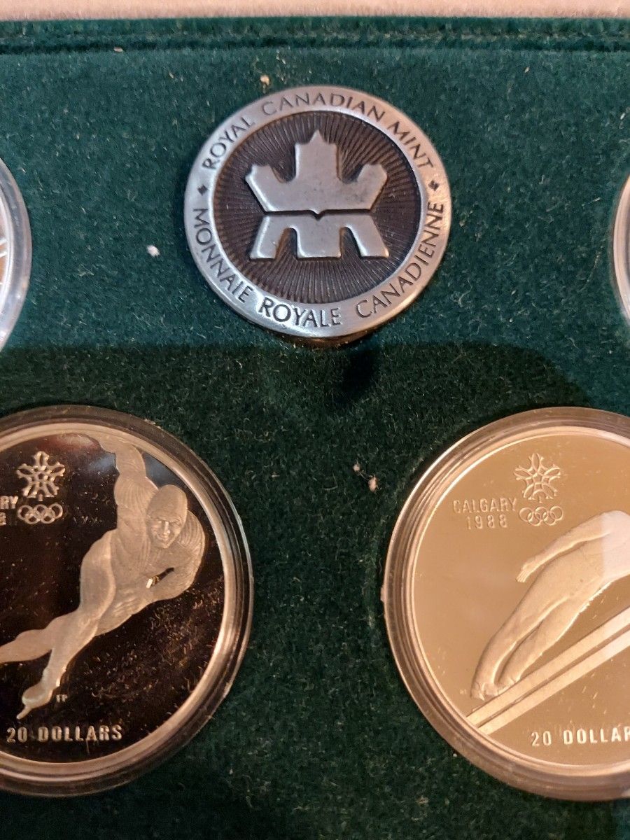 カナダ カルガリー冬季オリンピック記念銀貨10枚セット smcint.com
