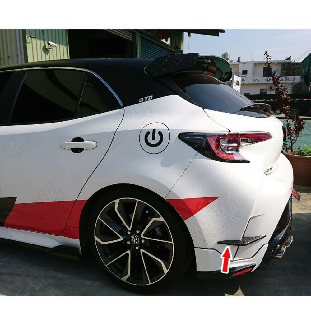  Toyota Corolla спорт левый и правый в комплекте задний заслонка Canard 2PCS NRE210H NRE214H ZWE211H фундамент 