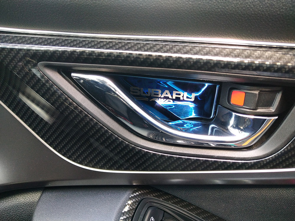 国内即発送】 スバル ドア インナー プレート カバー STI ハンドル