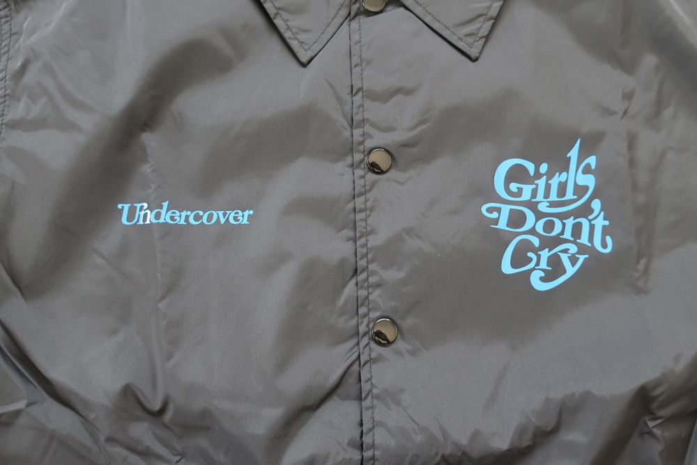 (XL)Complexcon限定!GDC x Undercover Coaches Jacketガールズドントクライアンダーカバーコーチジャケット黒Girls Don't Cry