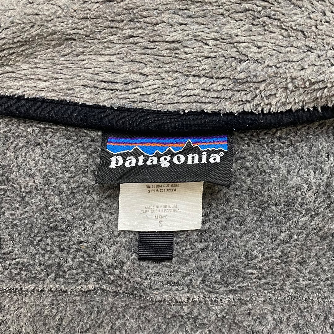 買い誠実 patagonia グレー ジャケット ジップ パタゴニア 古着 クリーニング済み ポーラテック ボア S メンズ Sサイズ 