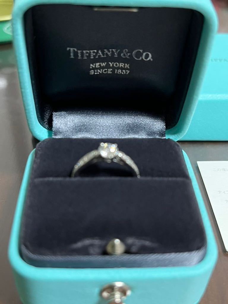 ティファニー TIFFANY&Co. ダイヤモンドリング 婚約指輪　です
