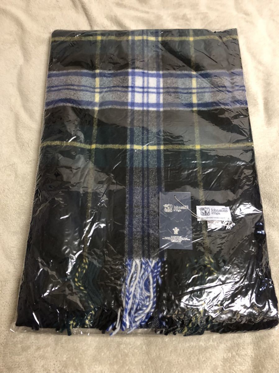 ②【新品】Johnstons of Elgin ジョンストンズ カシミヤ マフラー