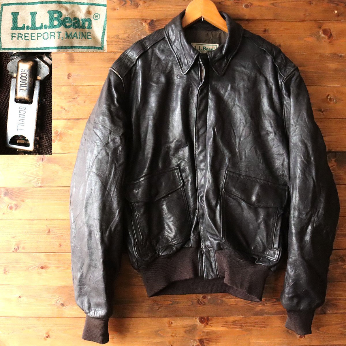 話題の人気 USA製 70's LLBean レザージャケット tdh-latinoamerica.de