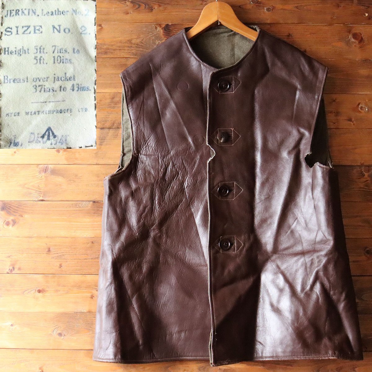 得価好評 ヤフオク! イギリス軍 40's ジャーキンレザー... - ヴィンテージ 低価新品 得価好評 ヤフオク! イギリス軍 40's ジャーキンレザー... - ヴィンテージ 低価新品