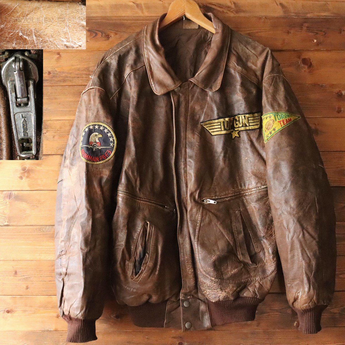 Yahoo!オークション - A4/s11.1-3 80s ビンテージ TOP GUN Yahoo!オークション - A4/s11.1-3 80s ビンテージ TOP GUN