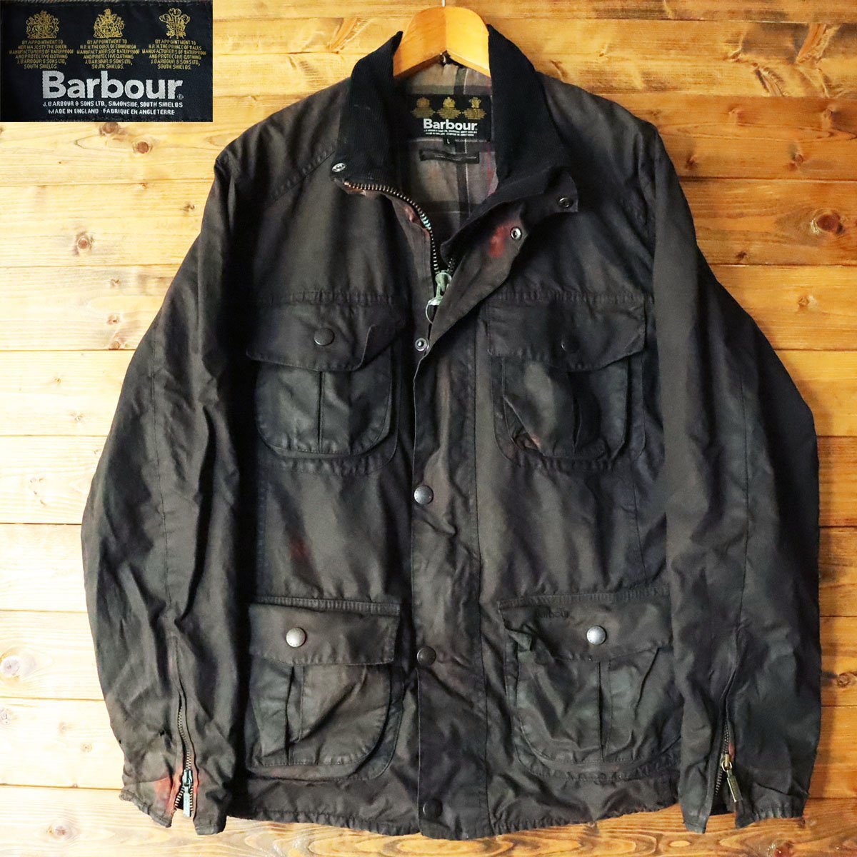 ヤフオク! - △6T/T5.5-1 英国製 Barbour バブアー