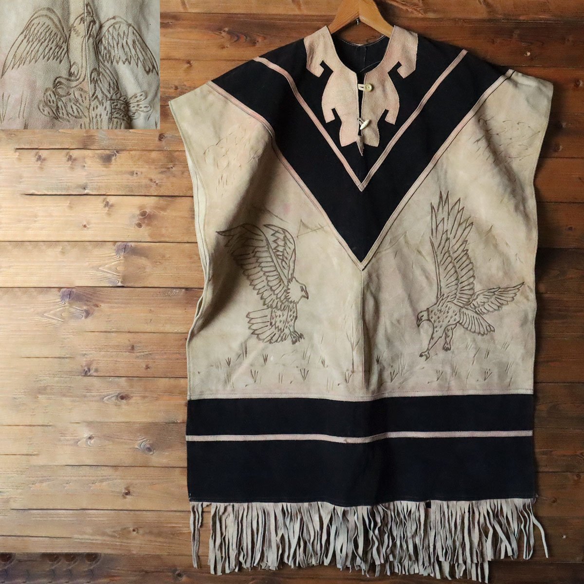 ヤフオク! - @1S/s11.19-1 ビンテージ 本革 スエード フリ...