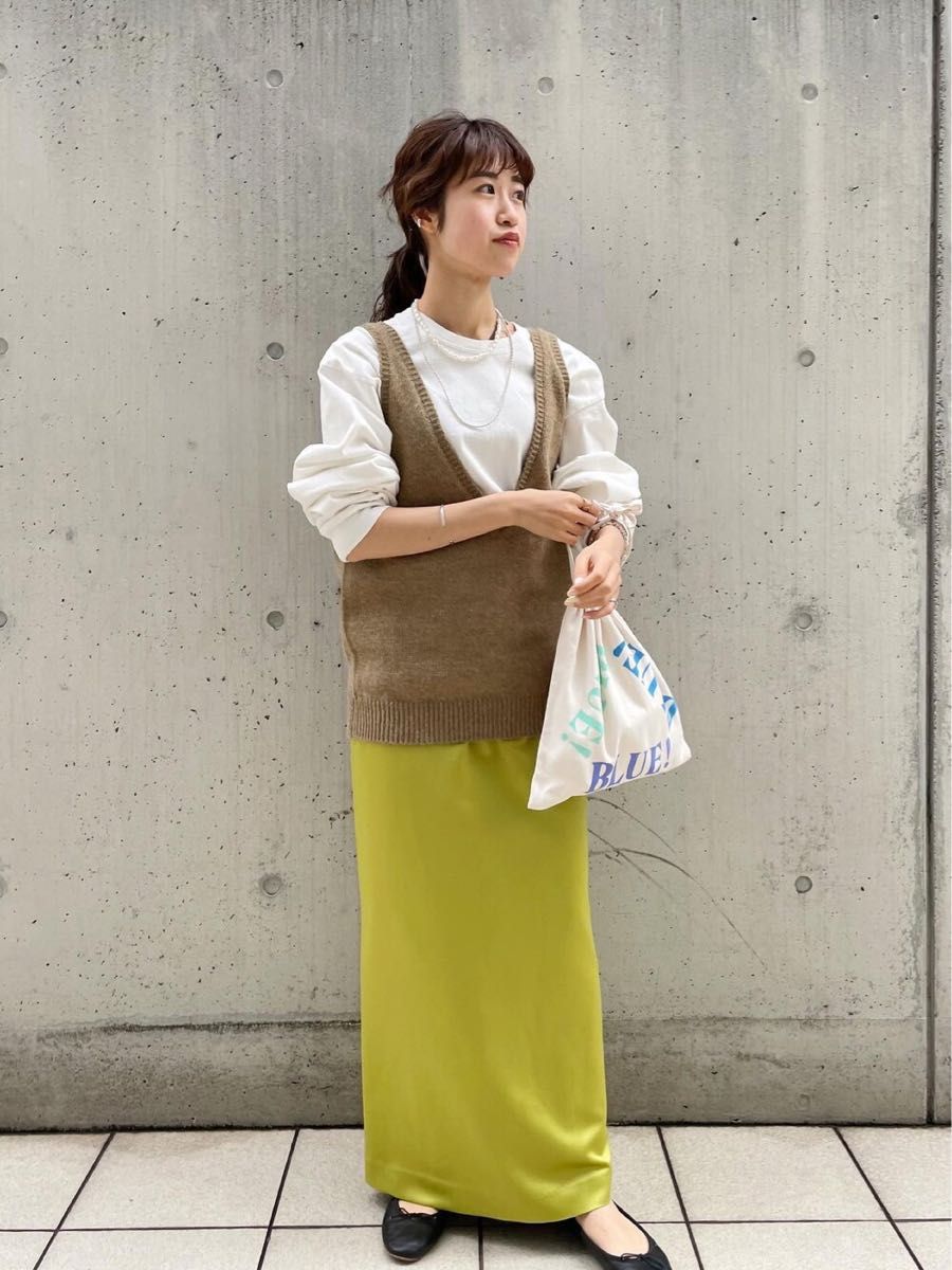 新品 SHENERY シーナリー サテンタイトマキシスカート ロングスカート