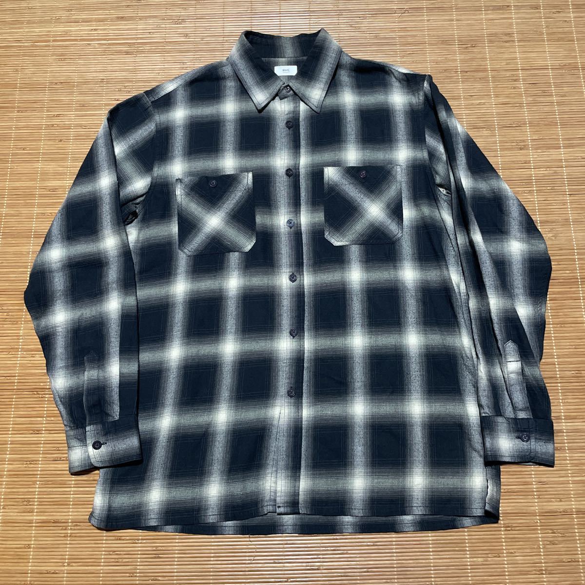 22ss Ron Herman ロンハーマン RHC Ombre Check Work Shirts オンブレ