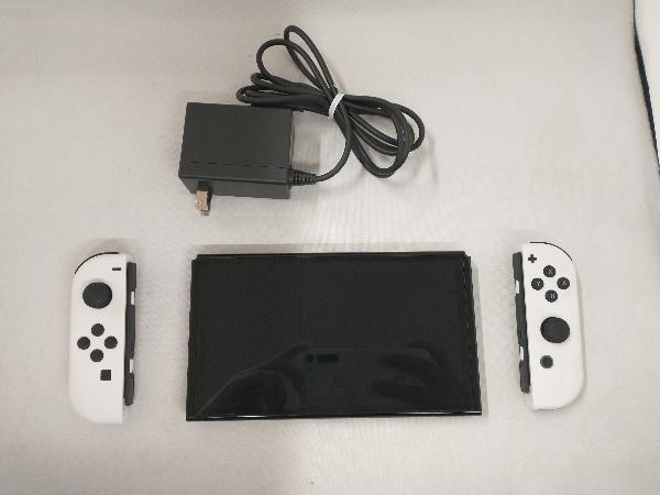 現状品 初期化済 動作未確認 Nintendo Switch(有機ELモデル) Joy-Con(L ...
